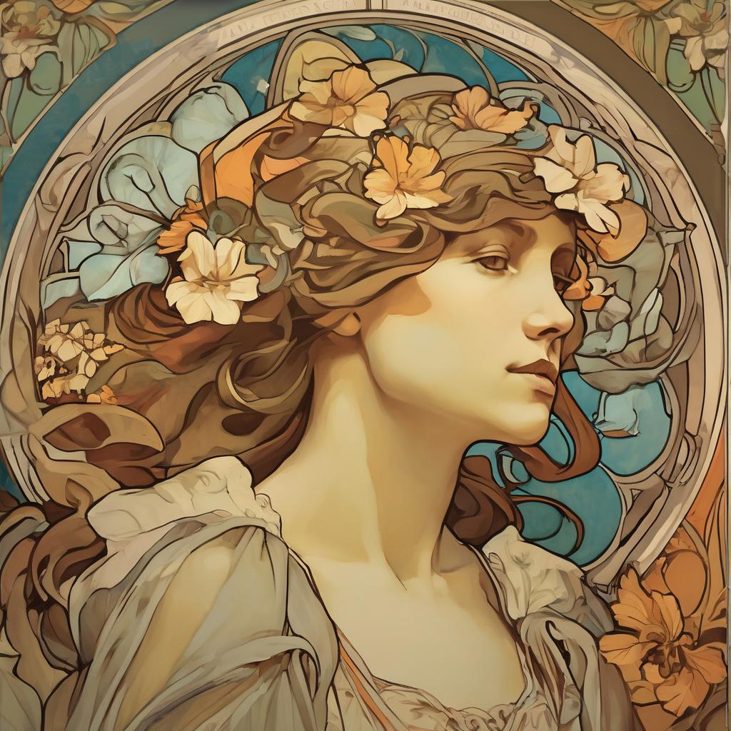 Ο Μοναδικός Στιλ του Αλφόνς Μούχα: Τονική, Καμπύλες και Συμμετρία